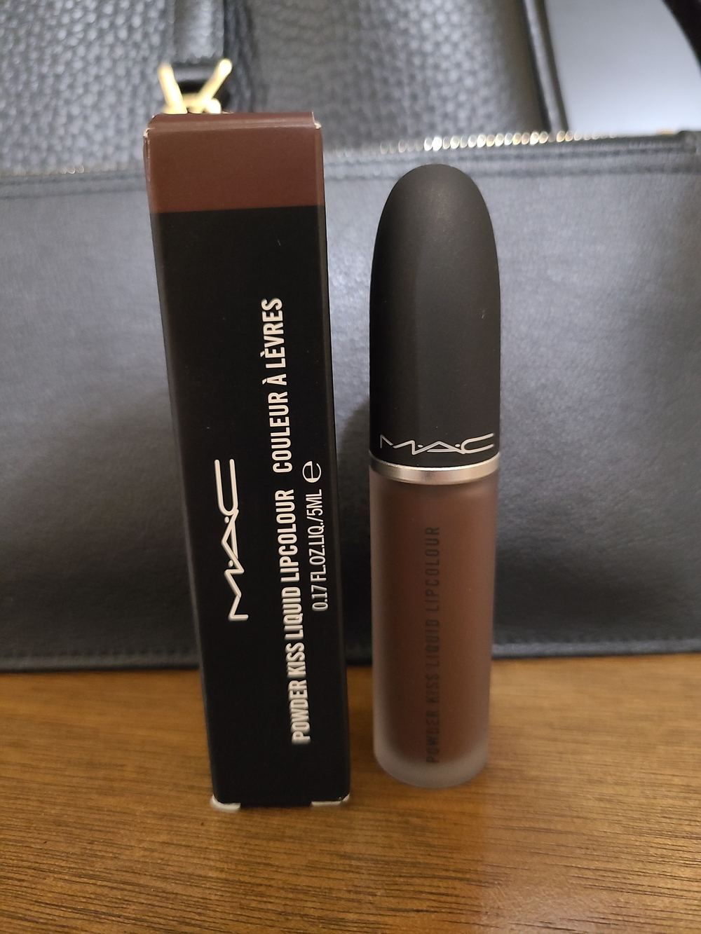 MAC Cosmetics Powder Kiss Liquid Lipcolour - 955 Chestnut